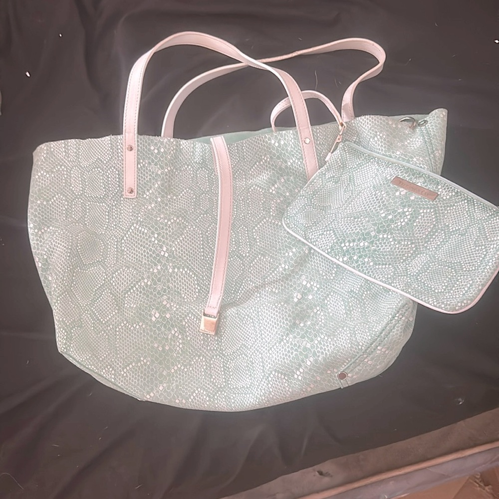 Tiffany and co Handbag Mint Green and white